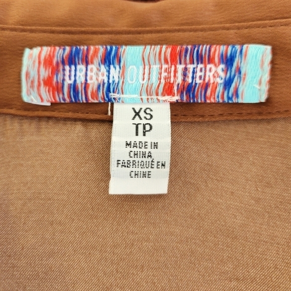 Urban Outfitters Brown Collar Corset Style Dress size X-small - Picture 3 of 6